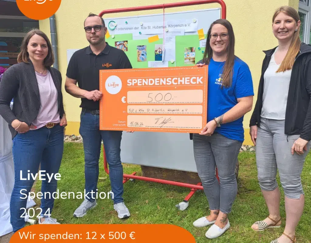 Spendenübergabe an die Kita St. Hubertus in Körperich