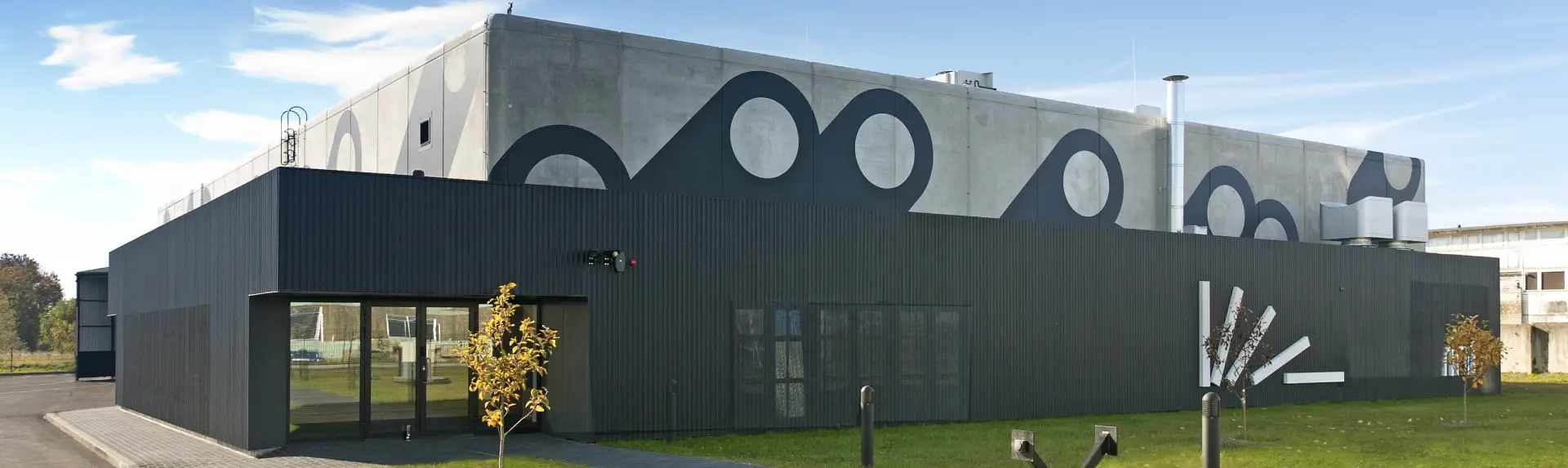 Industriehalle von außen