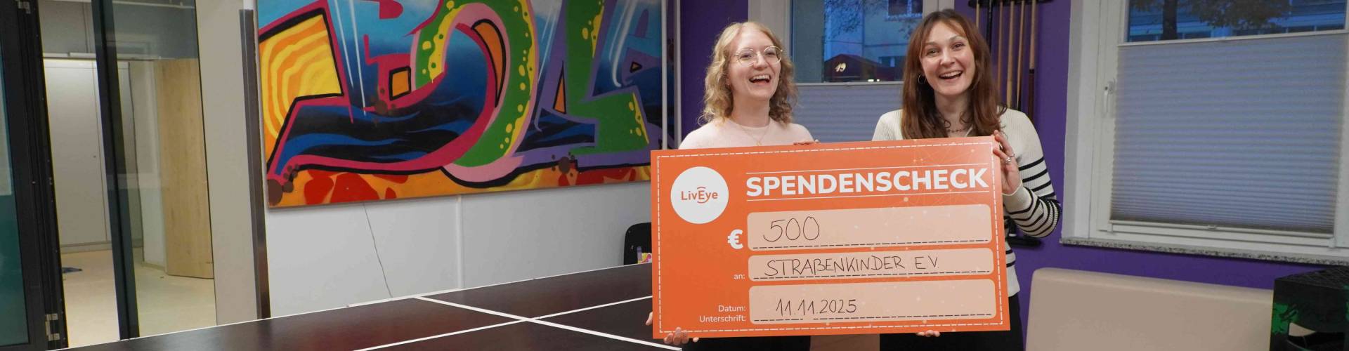 Scheckübergabe Haus Bolle