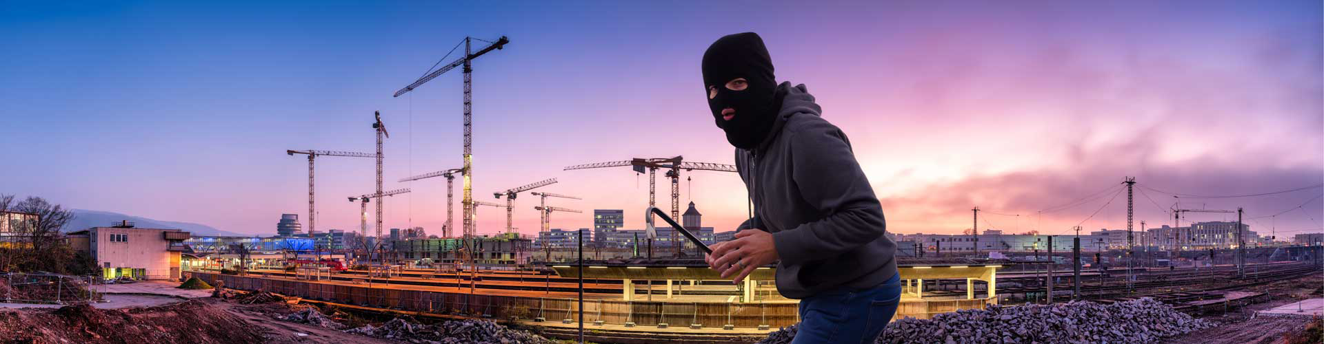 Baustellen schlafen nicht - Diebstahlschutz