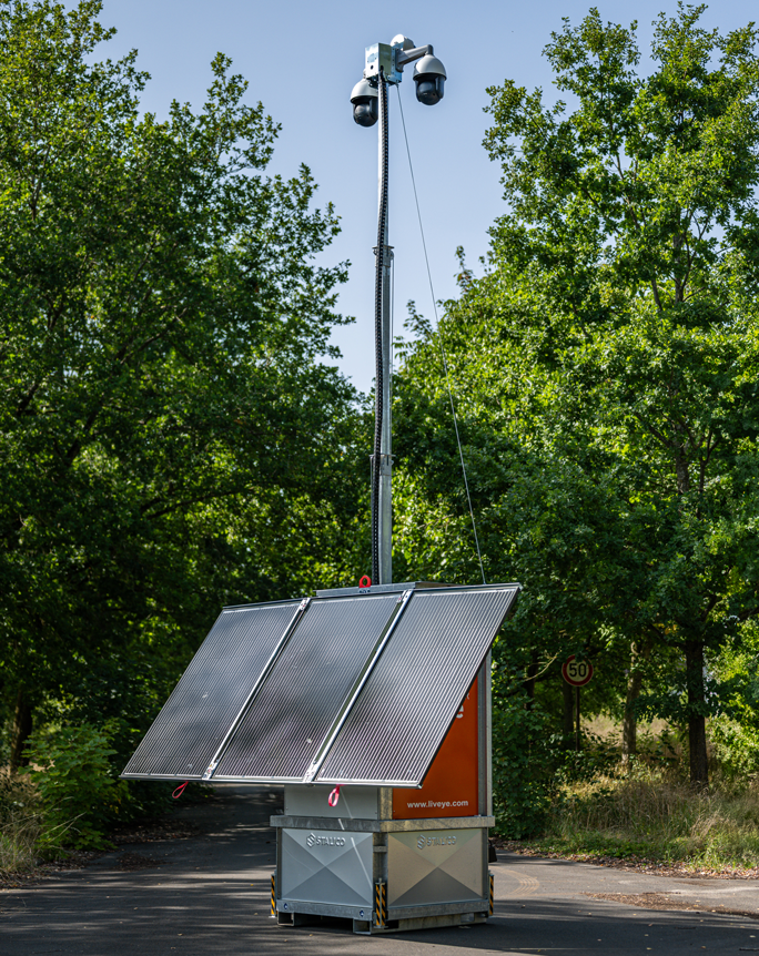 LivEye Prosolar in Aktion mobile Videoüberwachung