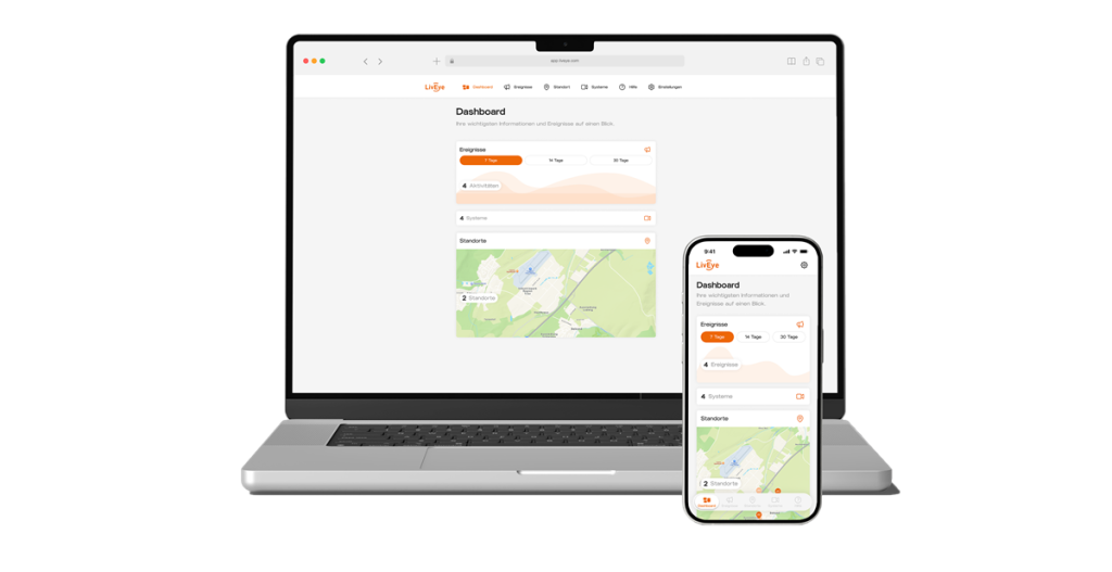 LivEye App Dashboard