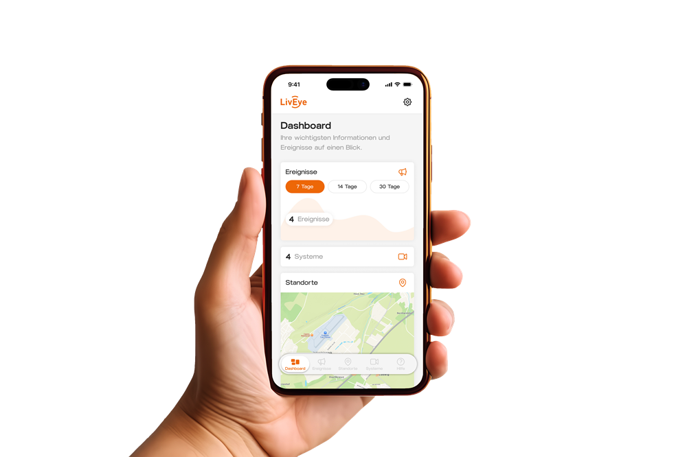 LivEye App Dashboard